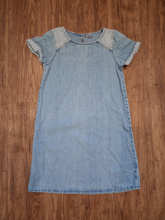 Light Denim Short Sleeve Dress - Girls 10 years - Next