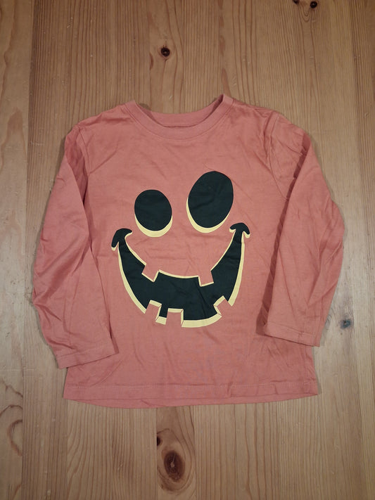 Orange Pumpkin Halloween Long Sleeve Top - Boys 2-4 years - H&M