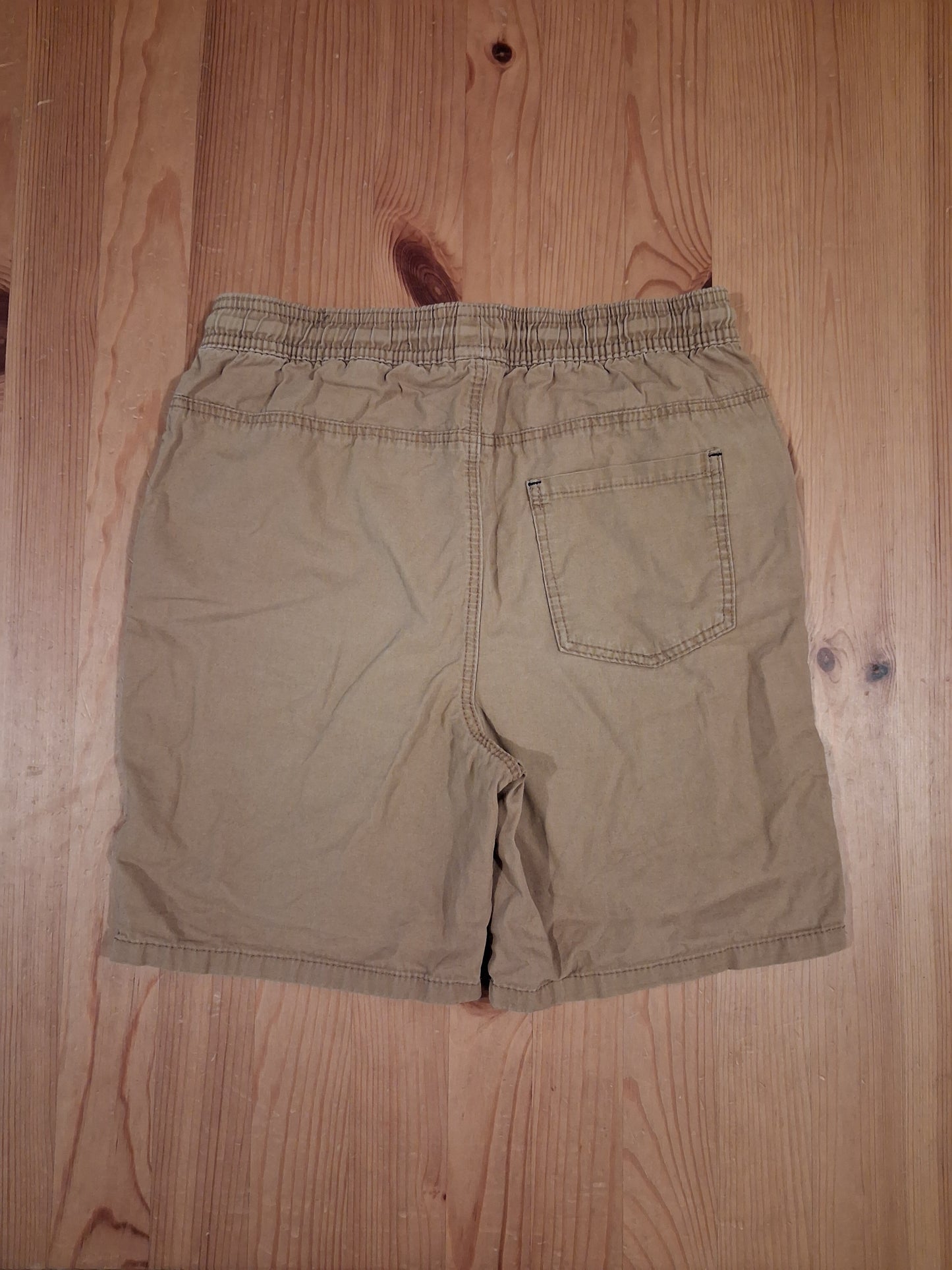 Beige Chino Shorts With Drawstring Elasticated Waistband - Boys 10-11 years - Denim Co