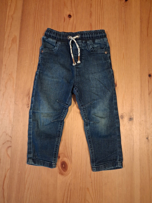 Jeans With Drawstring Elasticated Waistband - Boys 18-24 months - George