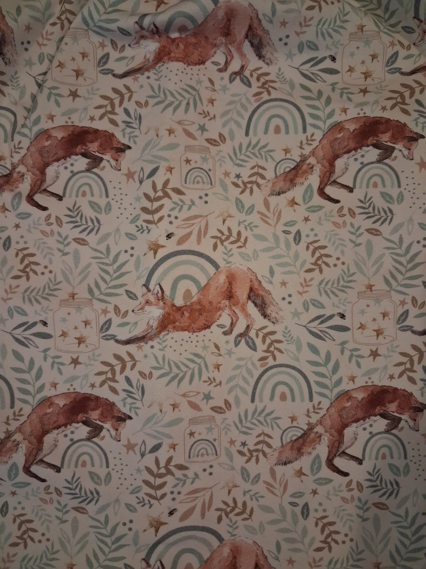 Foxes & Nature Handmade Pinafore Dress - Girls 5-6 years - Little J Clothing