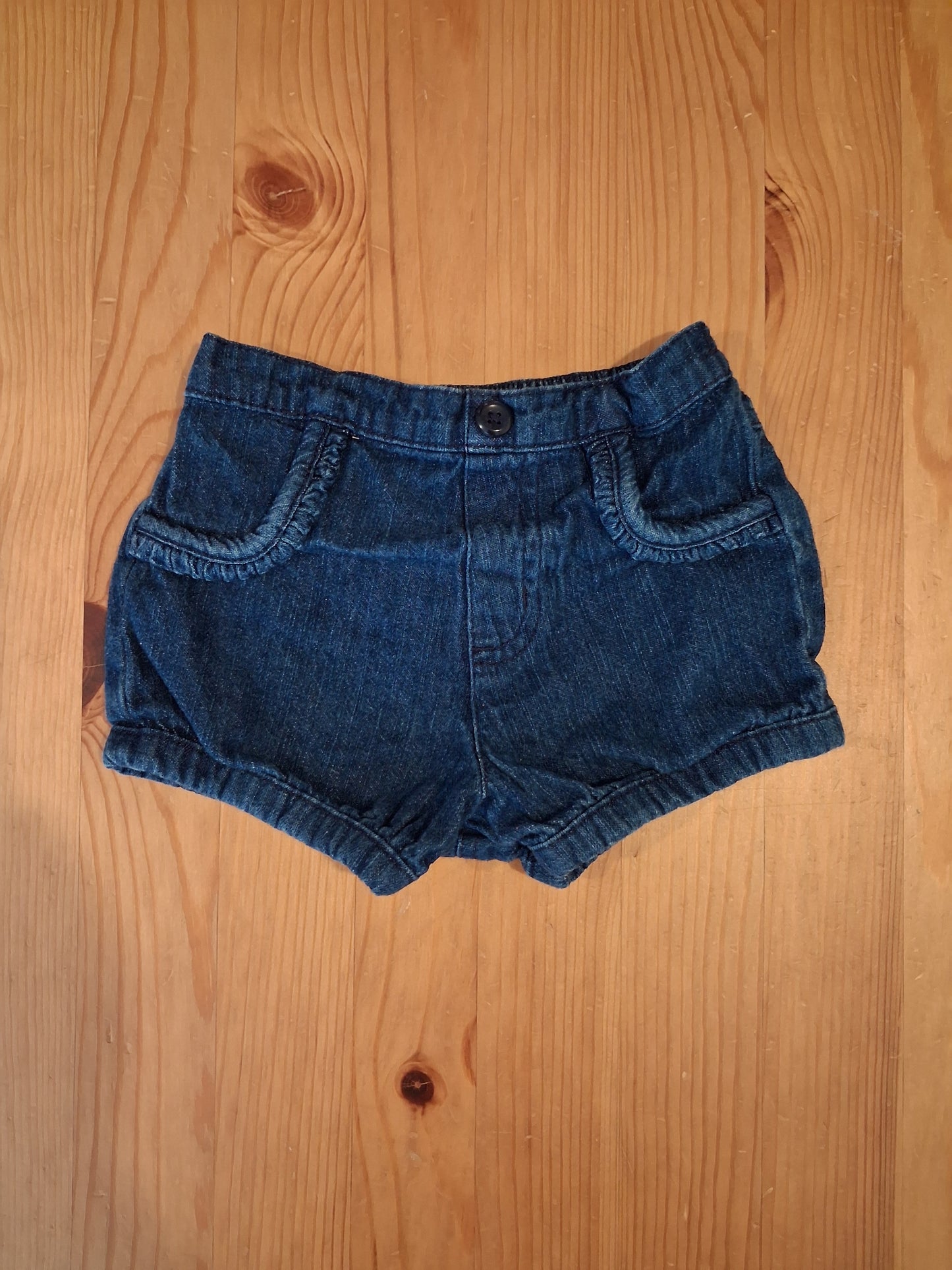 Denim Shorts With Elasticated Waistband - Girls 18 months - Garanimals