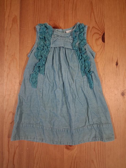 Fine Corduroy Ruffle Pinafore Dress - Girls 12-18 months - Next
