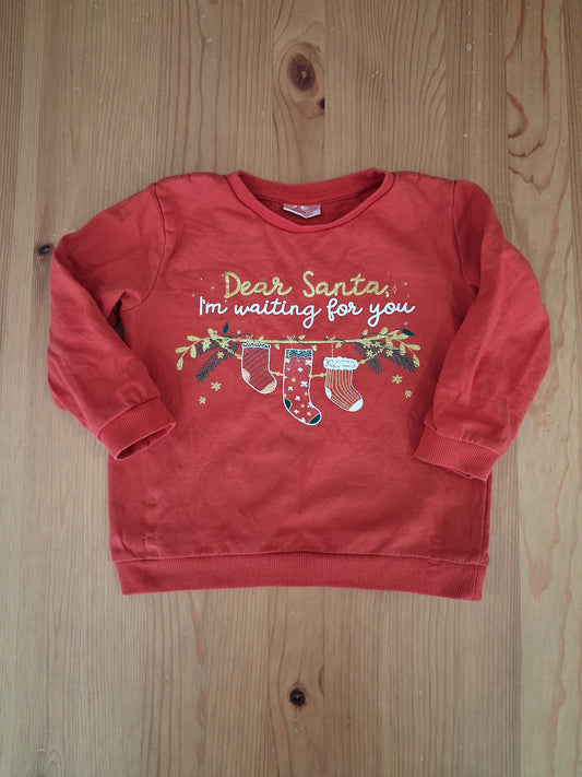 Christmas Jumper - Girls 2-3 years - So Cute