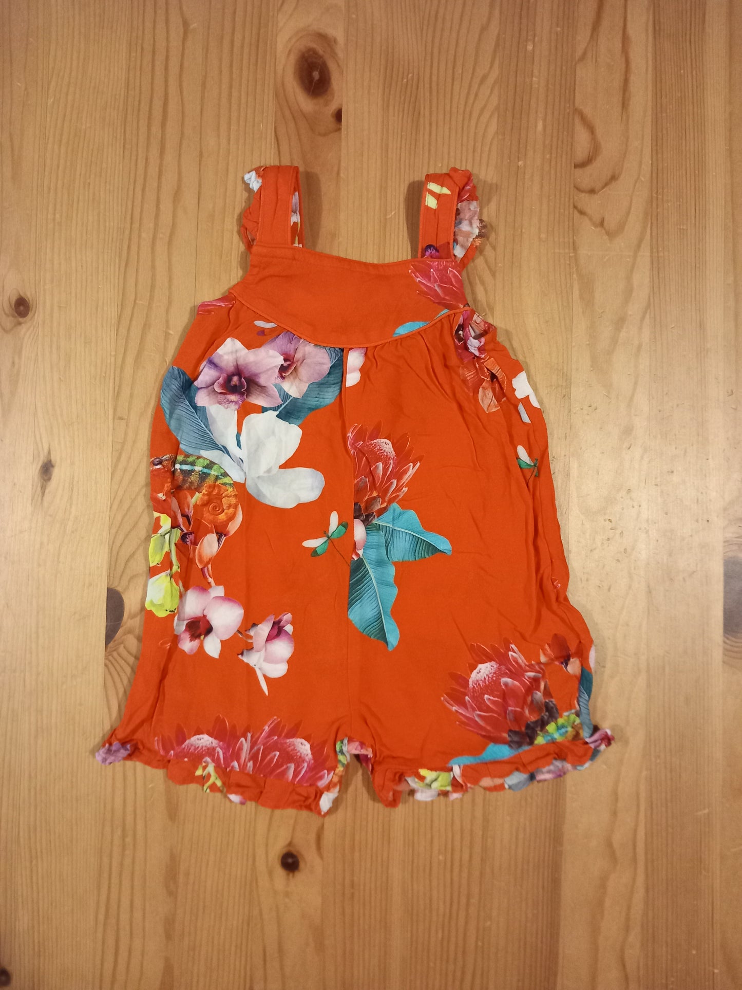 Sleeveless Floral Romper - Girls 9-12 months - Ted Baker