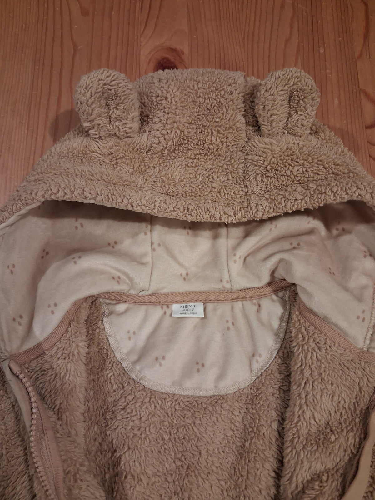 Light Brown Fleece Jacket With Ears - Unisex 12-18 months - Next