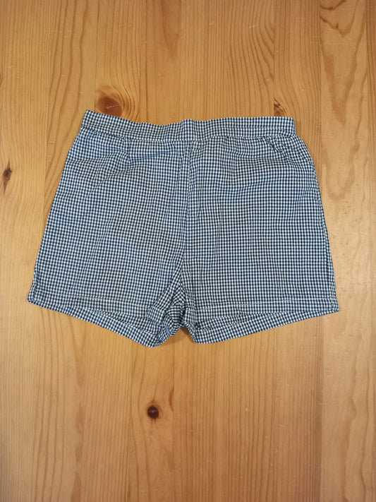 Black & White Checked Shorts With Elasticated Waistband - Girls 2-3 years - So Cute