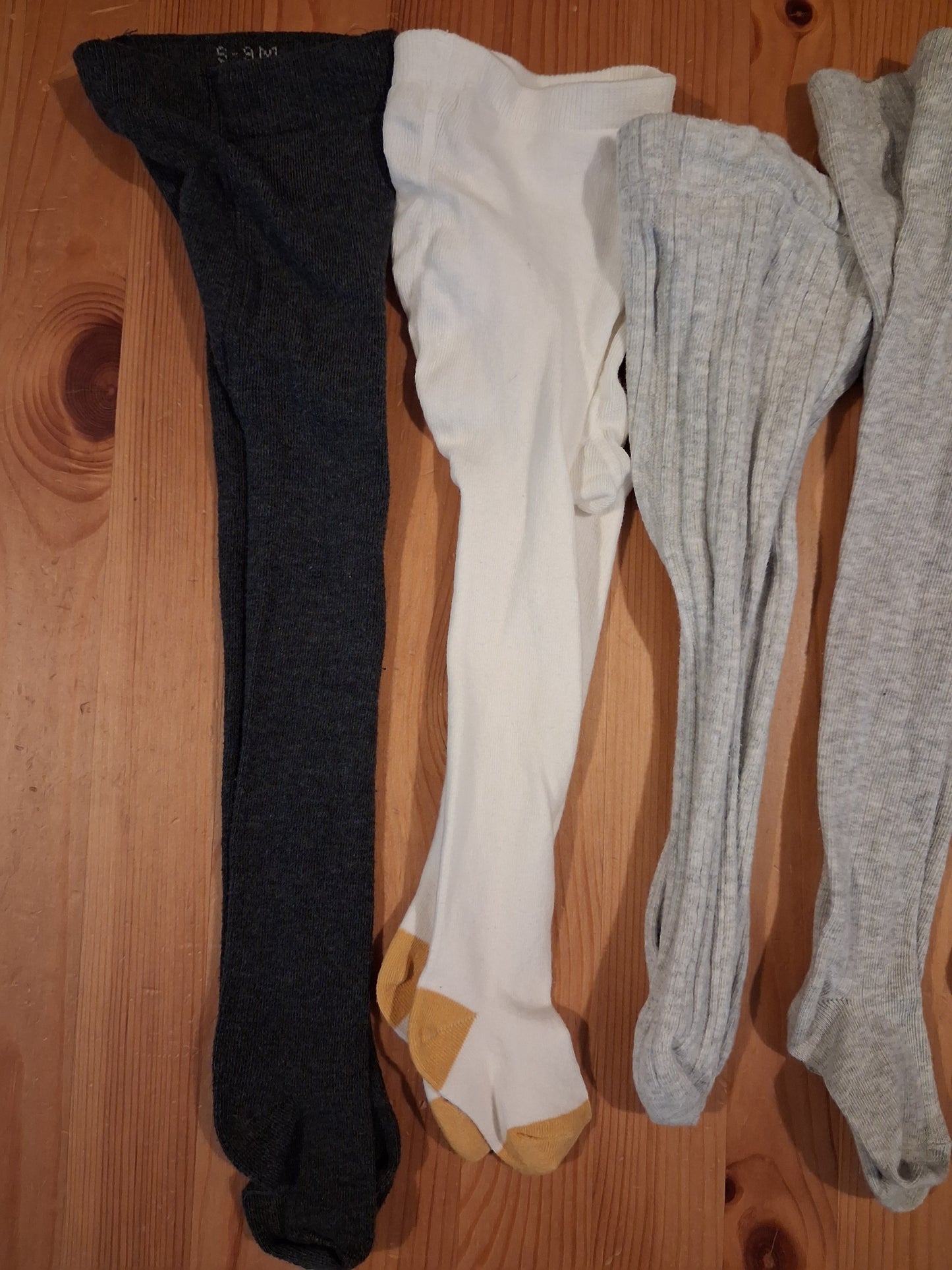 6 x Pairs Of Tights - Girls 6-12 months - Mixed Brands