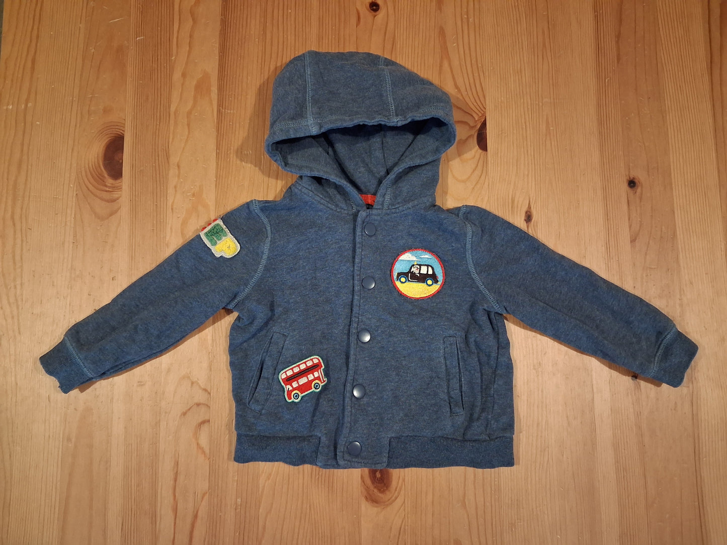 Blue Vehicles Hoodie - Boys 2-3 years - Cath Kids