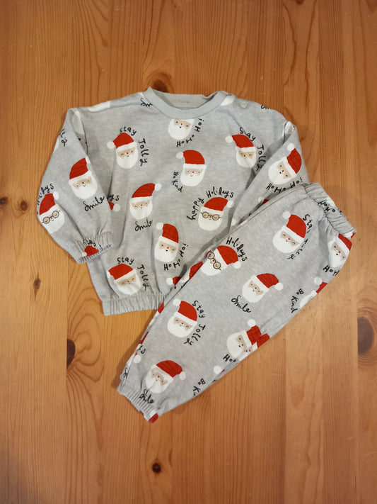 Santa Christmas Sweatshirt & Joggers - Boys 9-12 months - F&F