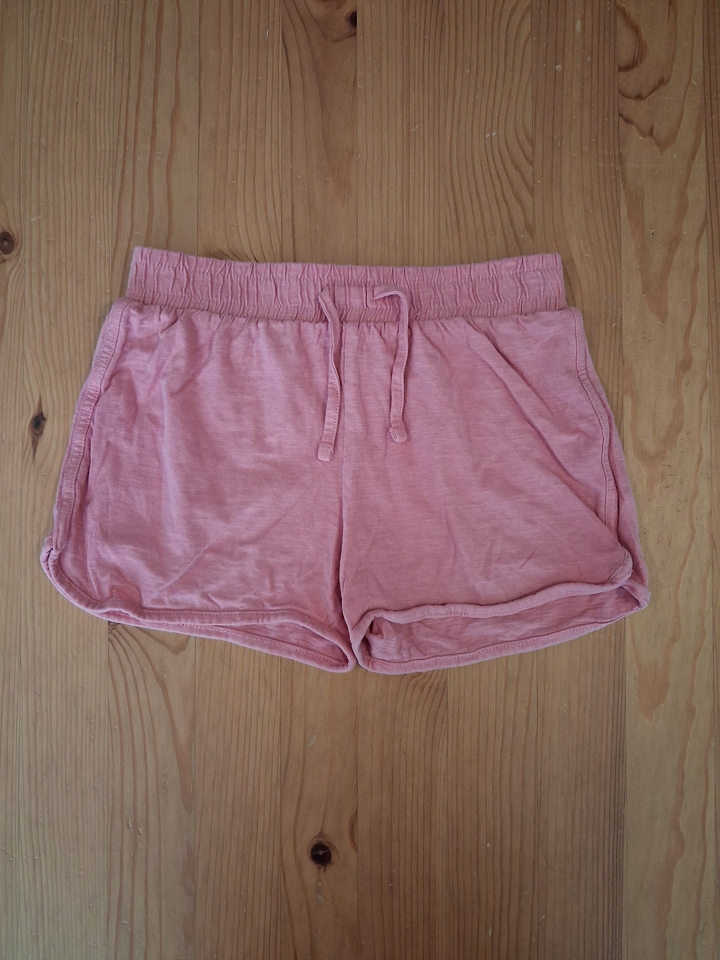 2 x Shorts With Elasticated Waistband (Pink & Grey) - Girls 7 years - TU