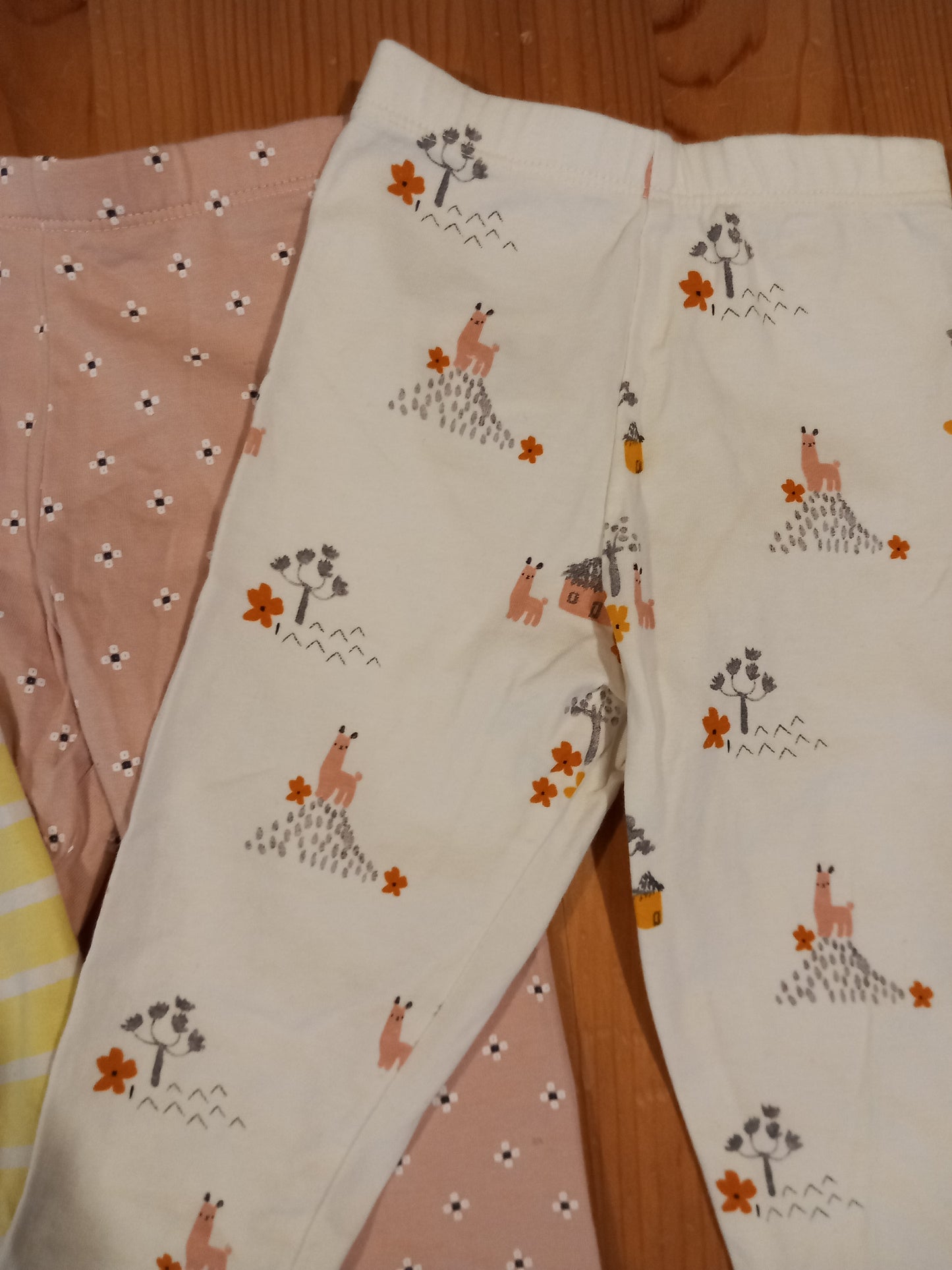 3 x Pairs Of Leggings - Girls 9-12 months - M&S