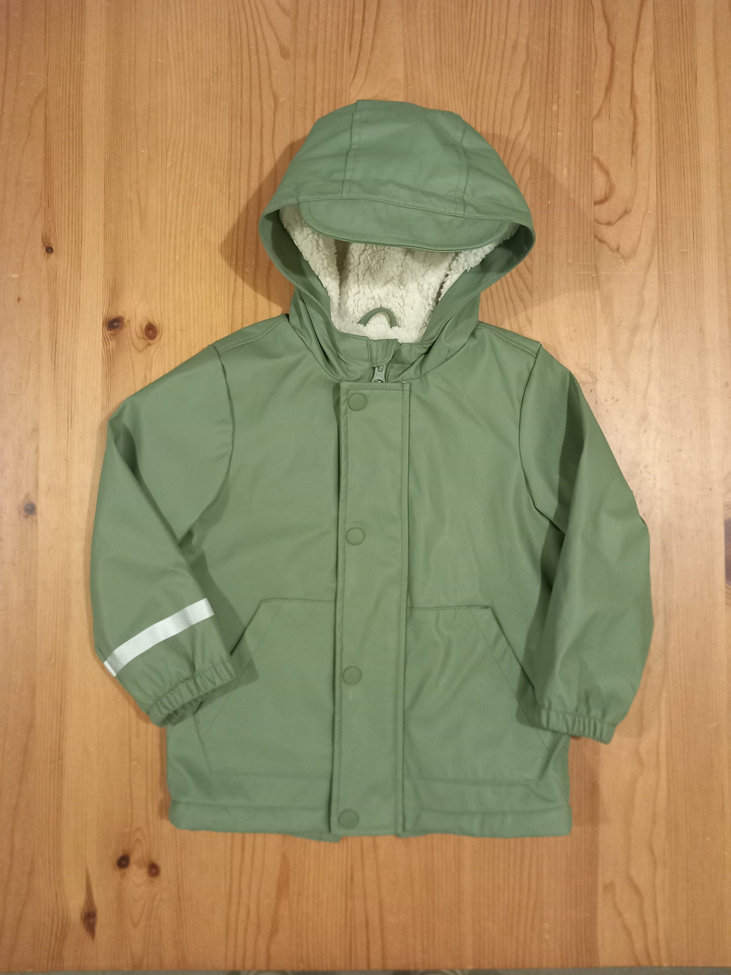 Green Coat With Furry Lining - Boys 2-3 years - Primark