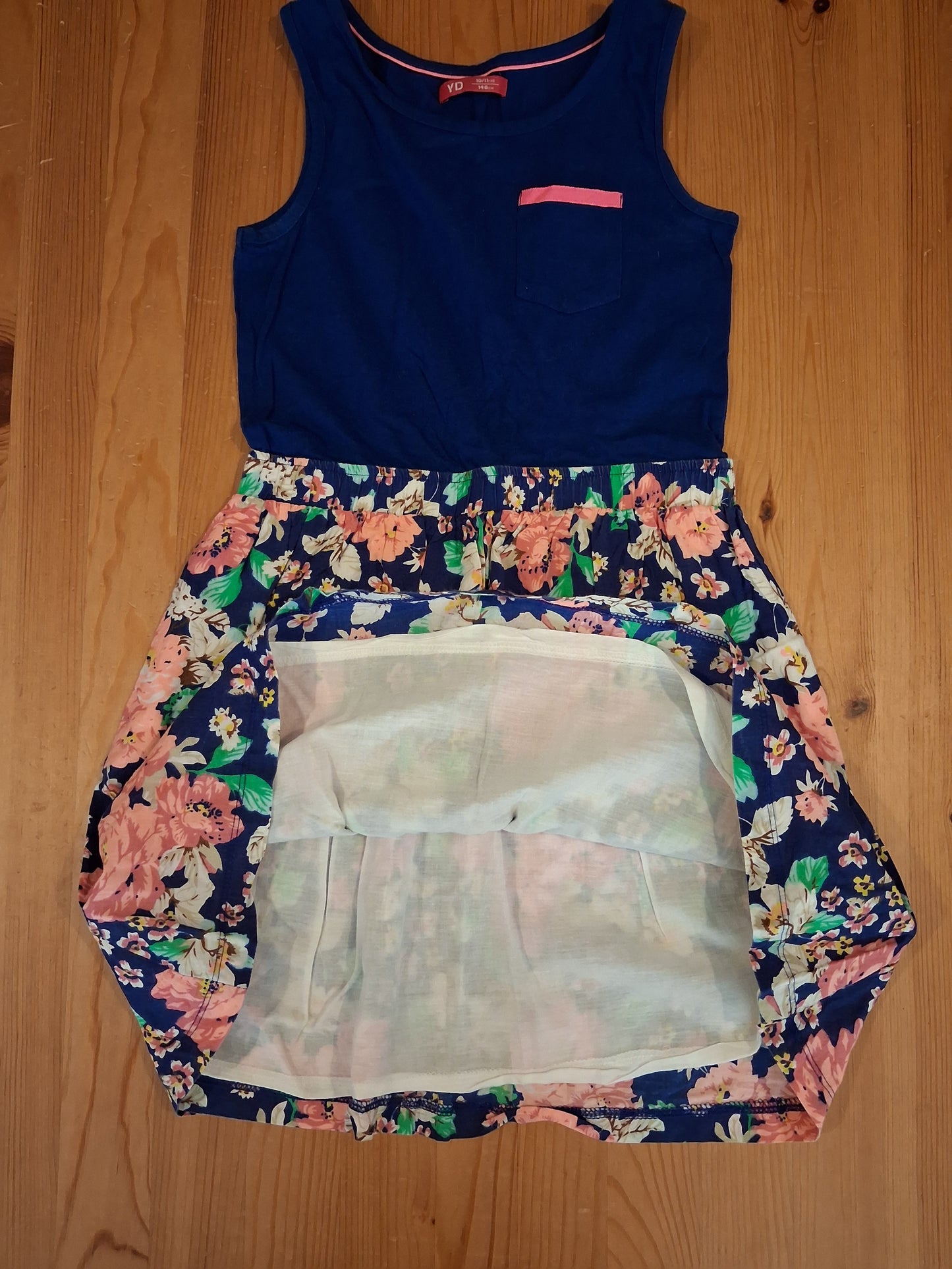 Sleeveless Floral Dress - Girls 10-11 years - Young Dimensions