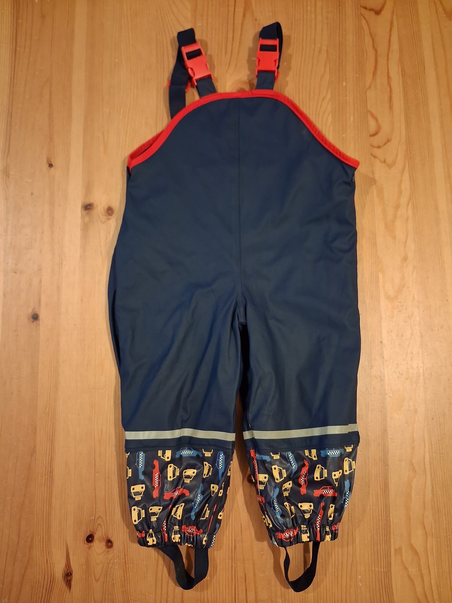 Waterproof Vehicles Fleece Lined Overtrousers - Boys 12-24 months - Lupilu