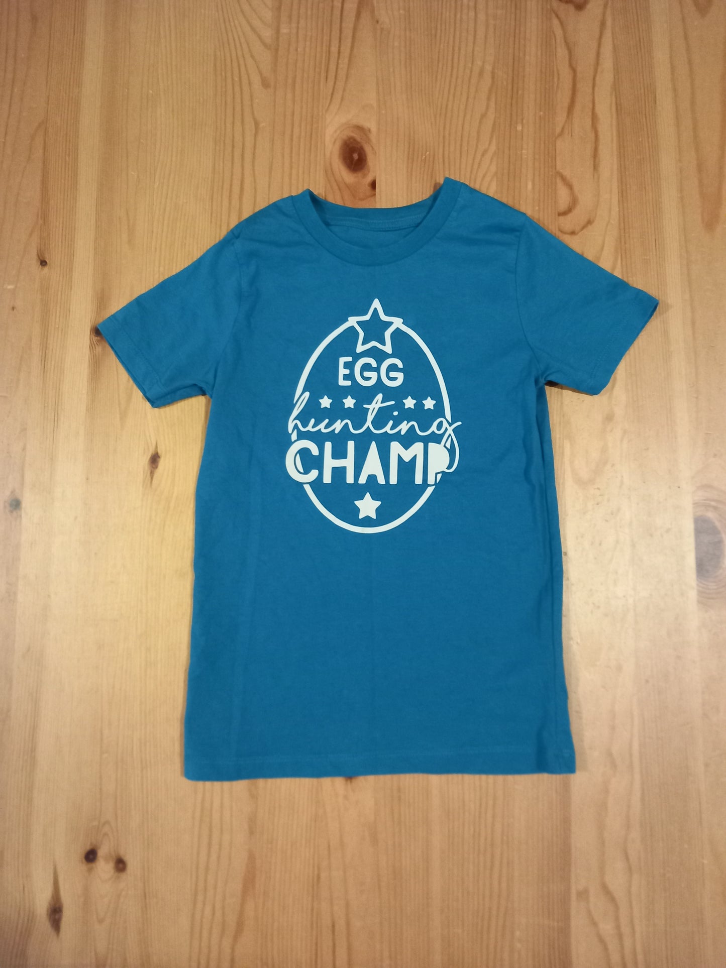 'Egg Hunting Champ' T-Shirt - Unisex 7-8 years - Brand Unknown