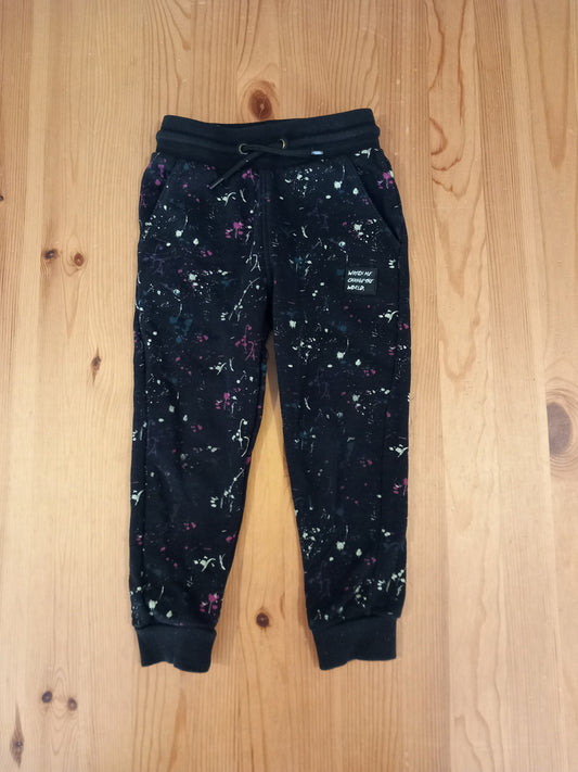 Black Paint Splash Joggers With Adjustable Drawstring Waist - Boys 3-4 years - Primark