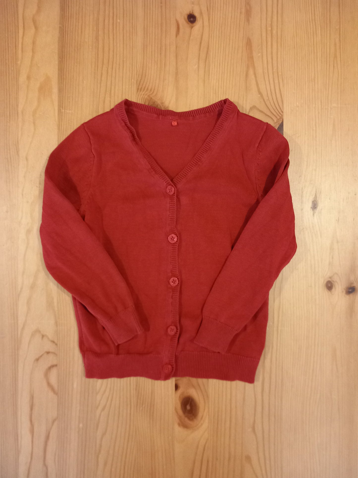 Red School Cardigan - Girls 4-5 years - George