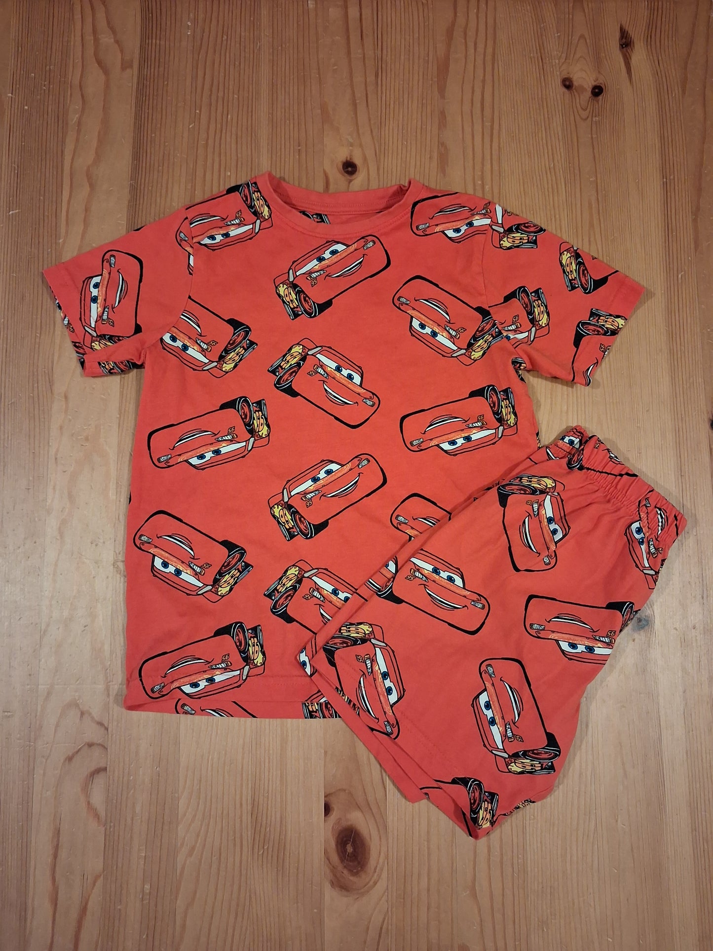 Lightning McQueen Cars Shorts Pyjamas - Boys 5-6 years - Disney Pixar At George