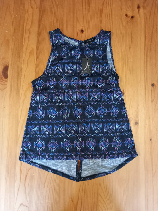 Patterned Open Back Top (BNWT) - Ladies Size 8 - Primark