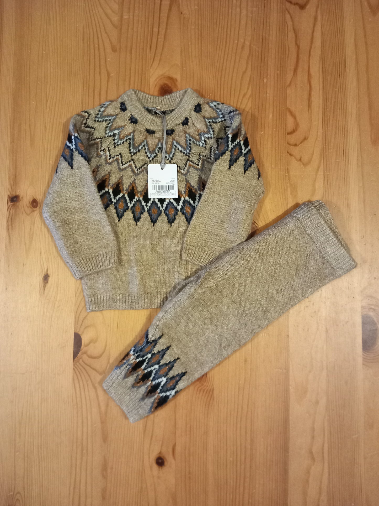 Knitted Style Jumper & Trousers Set (BNWT) - Boys 6-9 months - TU