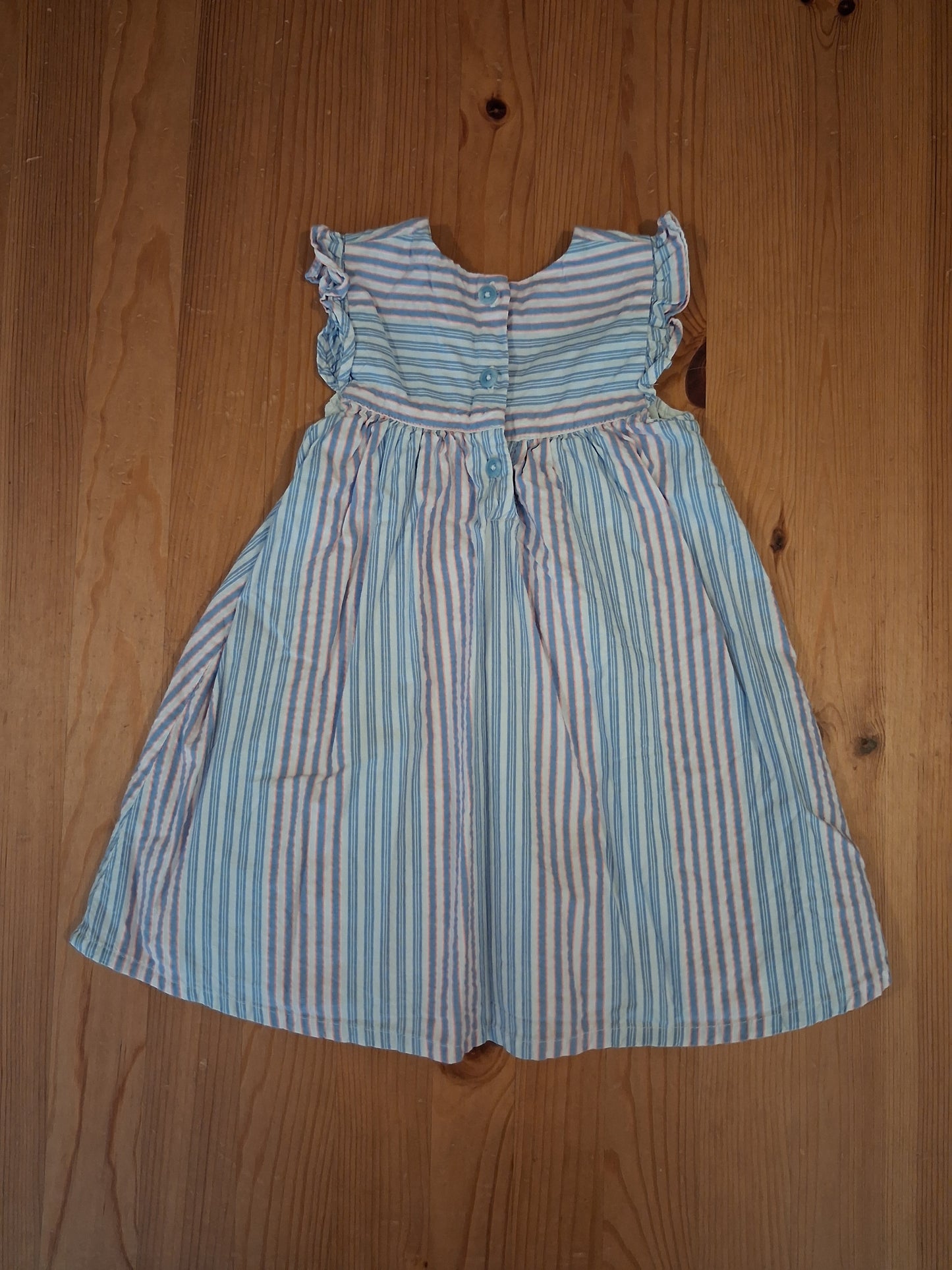 Lined Sleeveless Striped Dress - Girls 12-18 months - George