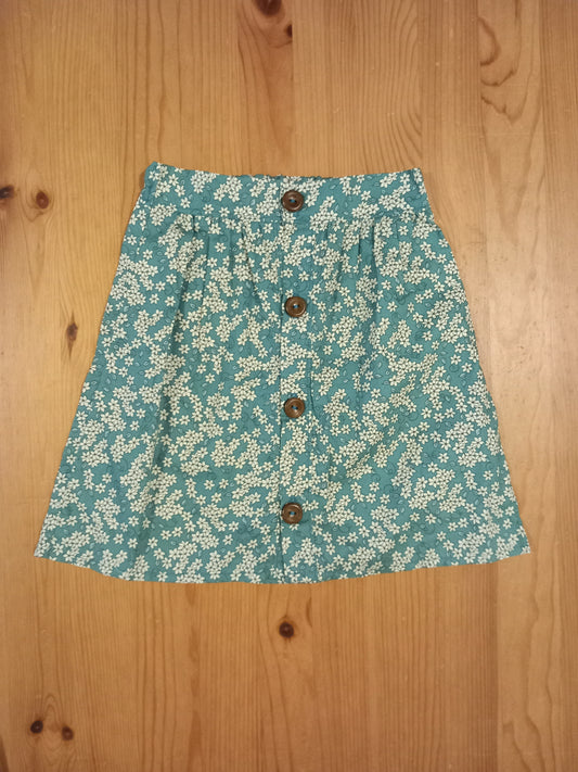 Handmade Floral Skirt With Elasticated Waistband - Girls 2-3 years - Winnie Woo Handmade Childrenswear