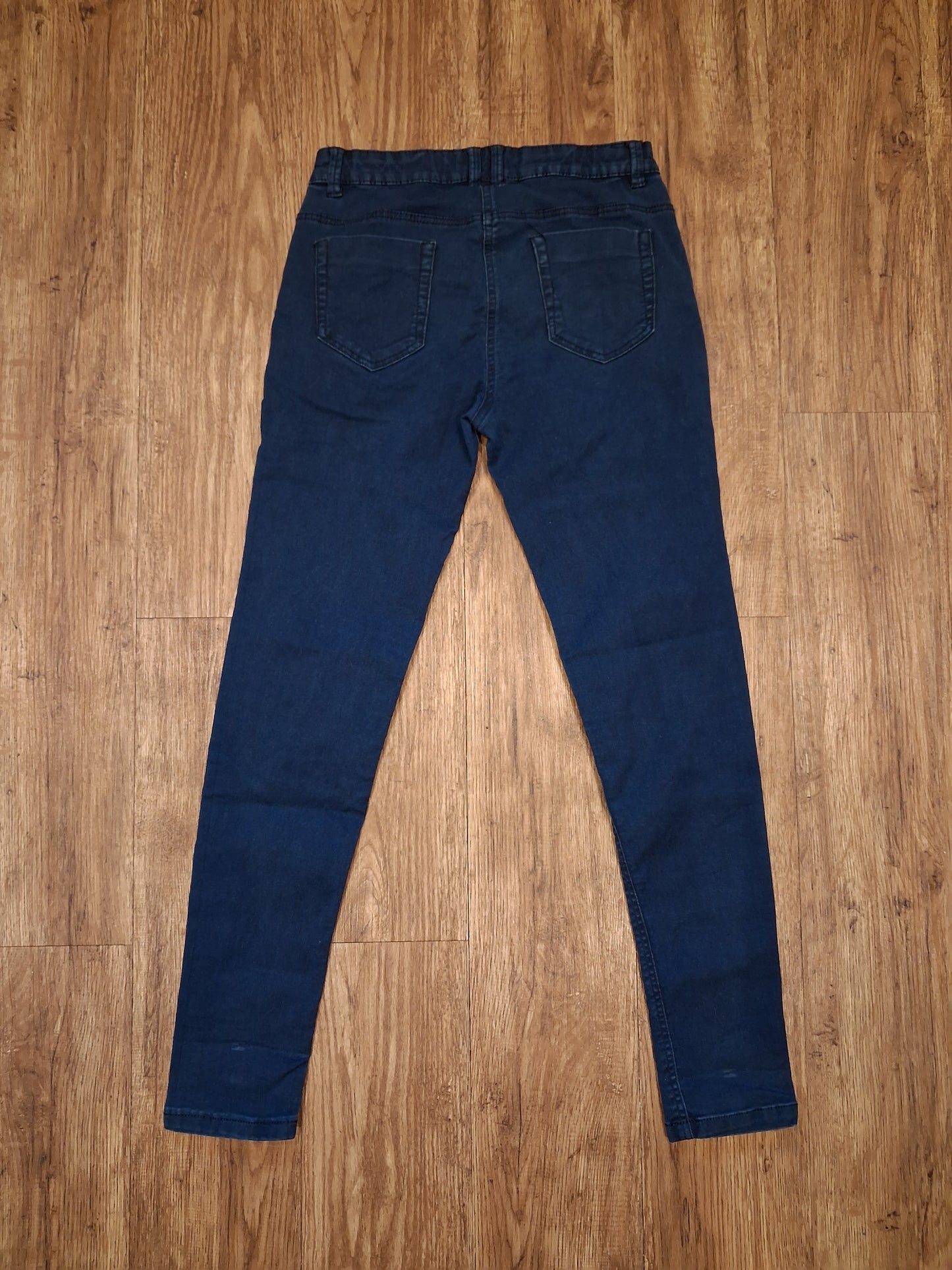 Navy Super Skinny Jeans With Adjustable Waistband - Girls 13-14 years - M&S