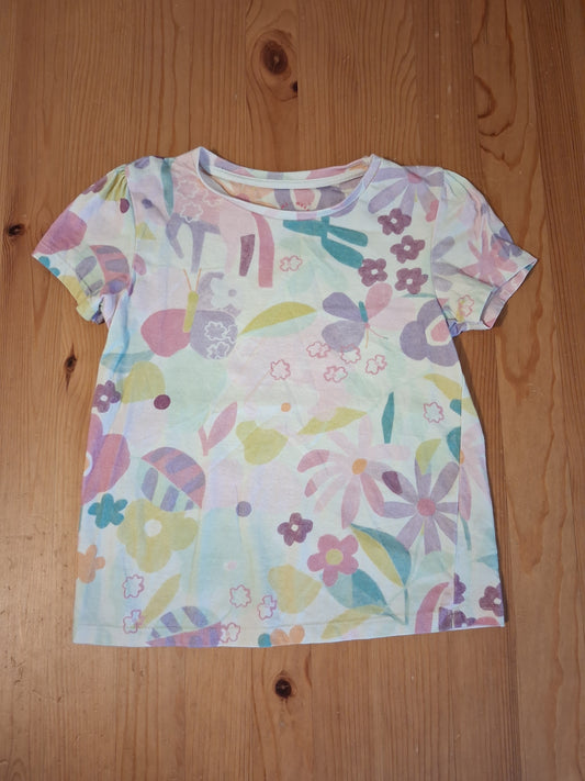 Flowers & Butterflies T-Shirt - Girls 6-7 years - TU