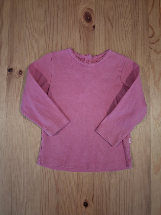 Pink Long Sleeve Top - Girls 12-18 months - JoJo Maman Bébé
