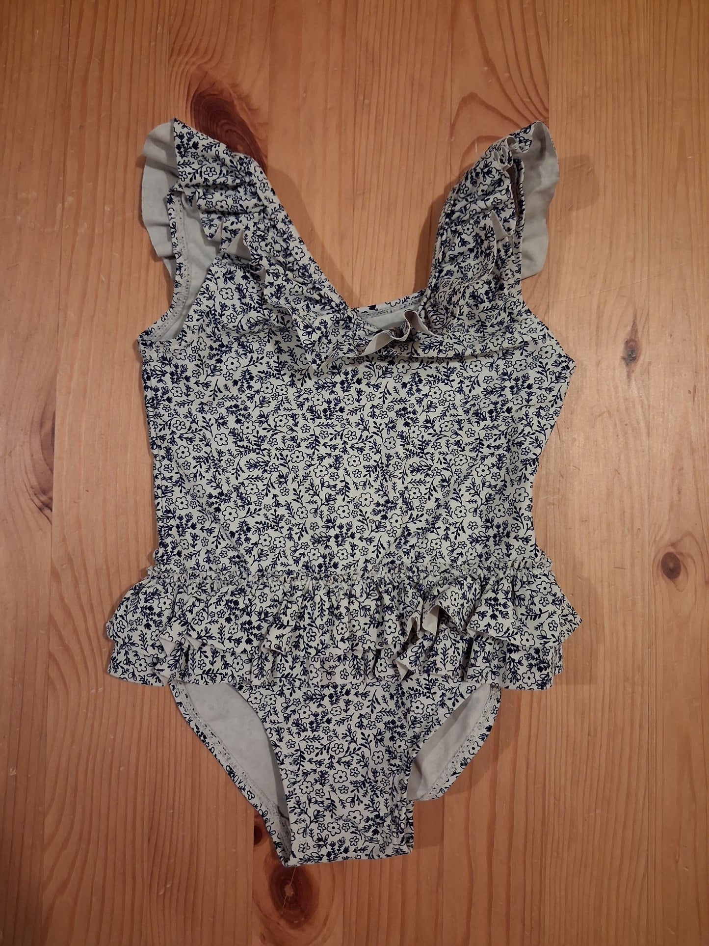 Floral Ruffle Swimming Costume - Girls 12-18 months - Mothercare