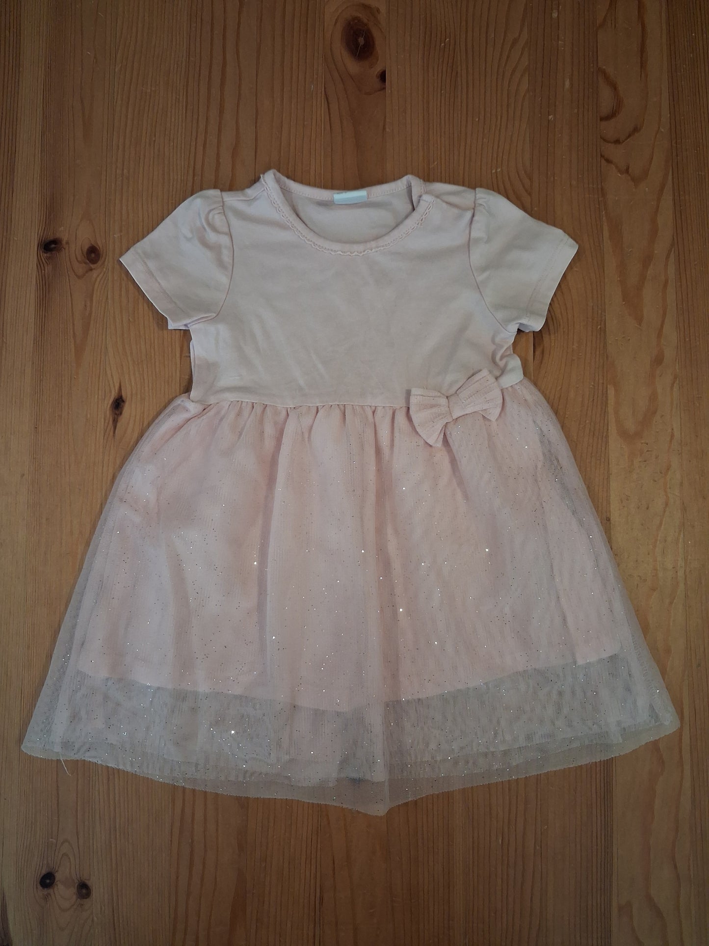 Light Pink Glittery Party Dress - Girls 6-9 months - H&M