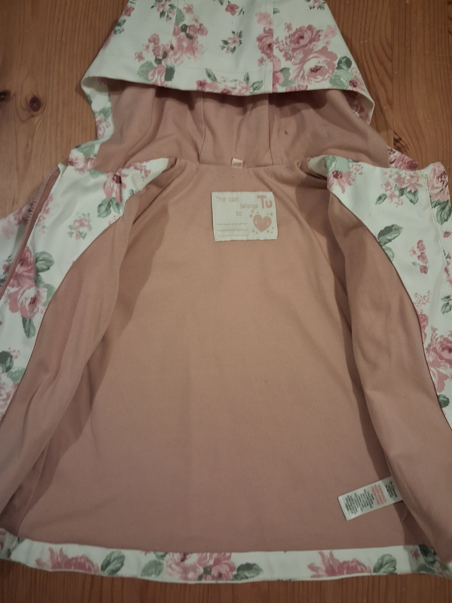 Lightweight Floral Jacket/Coat - Girls 9-12 months - TU