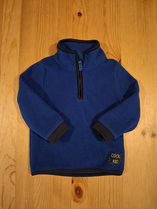 Blue Fleece Jumper - Boys 12-18 months - George