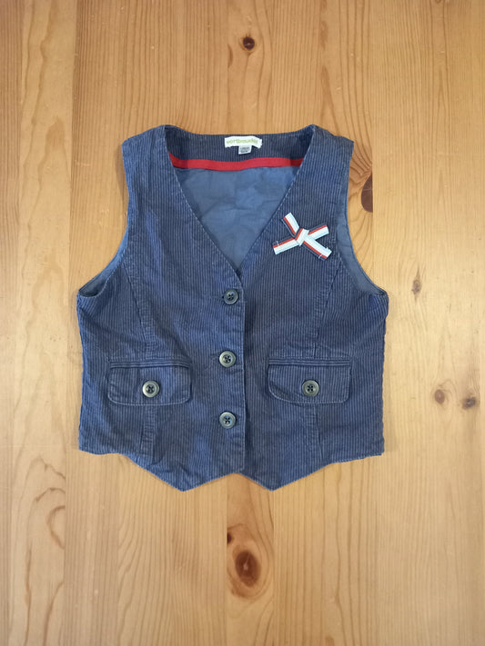 Striped Waistcoat - Girls 8 years - Vertbaudet