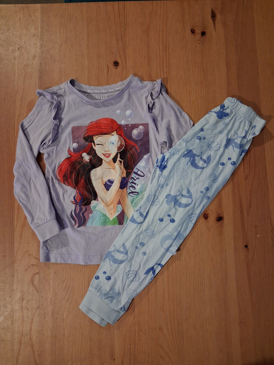 Ariel Little Mermaid Pyjamas - Girls 5-6 years - Disney at TU