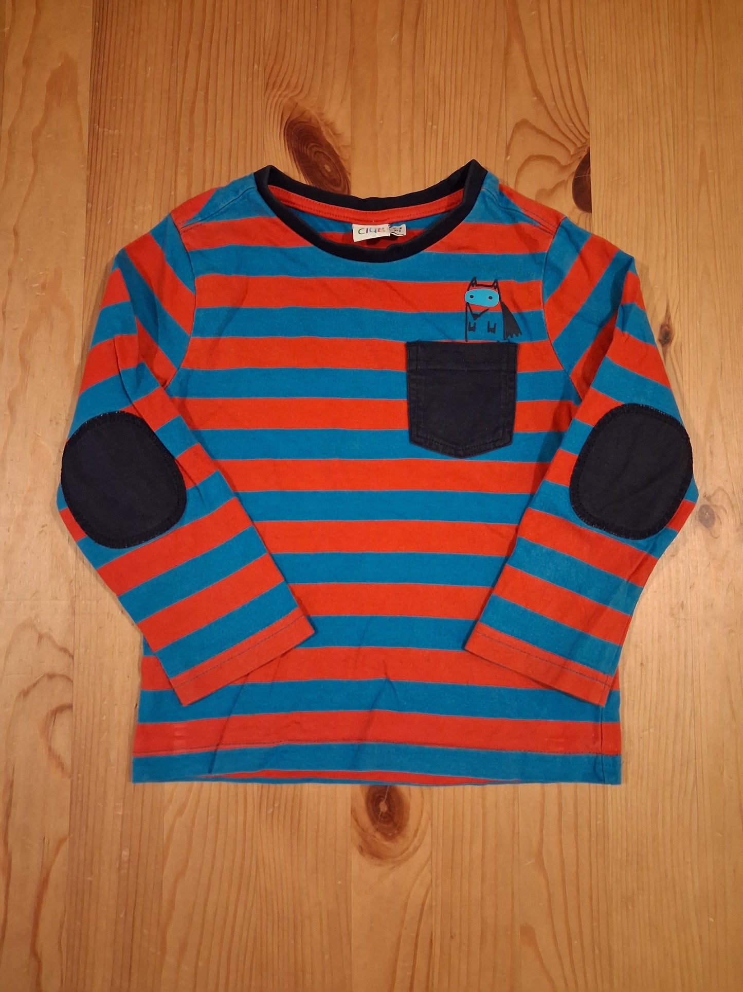 Character Pocket Long Sleeve Top - Boys 2-3 years - Mini Club