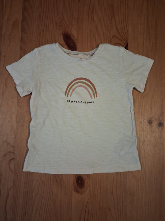 'Always Curious' Rainbow T-Shirt - Girls 2-3 years - Next