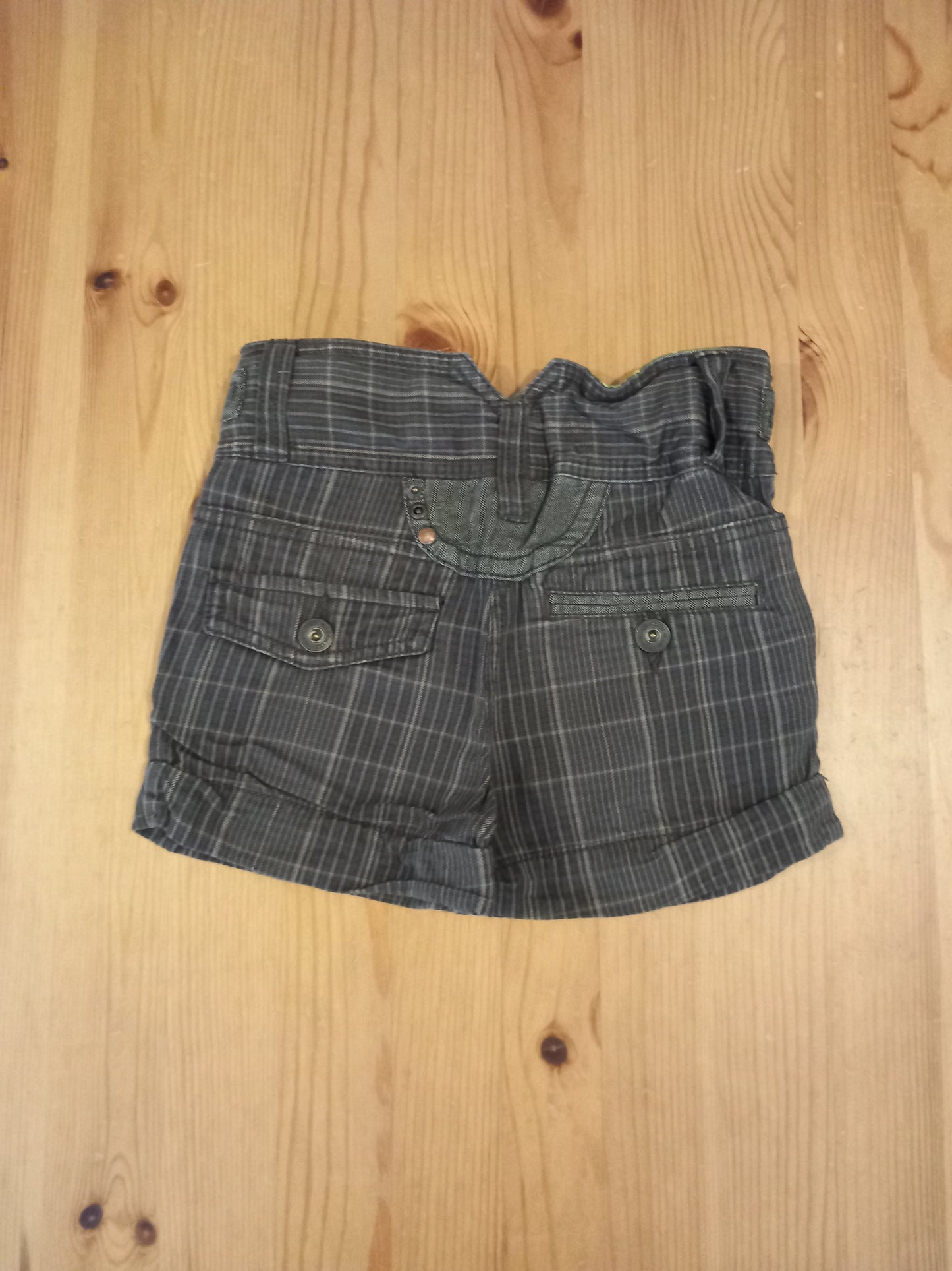 Brown Button Front Shorts With Adjustable Waistband - Girls 5 years - Next