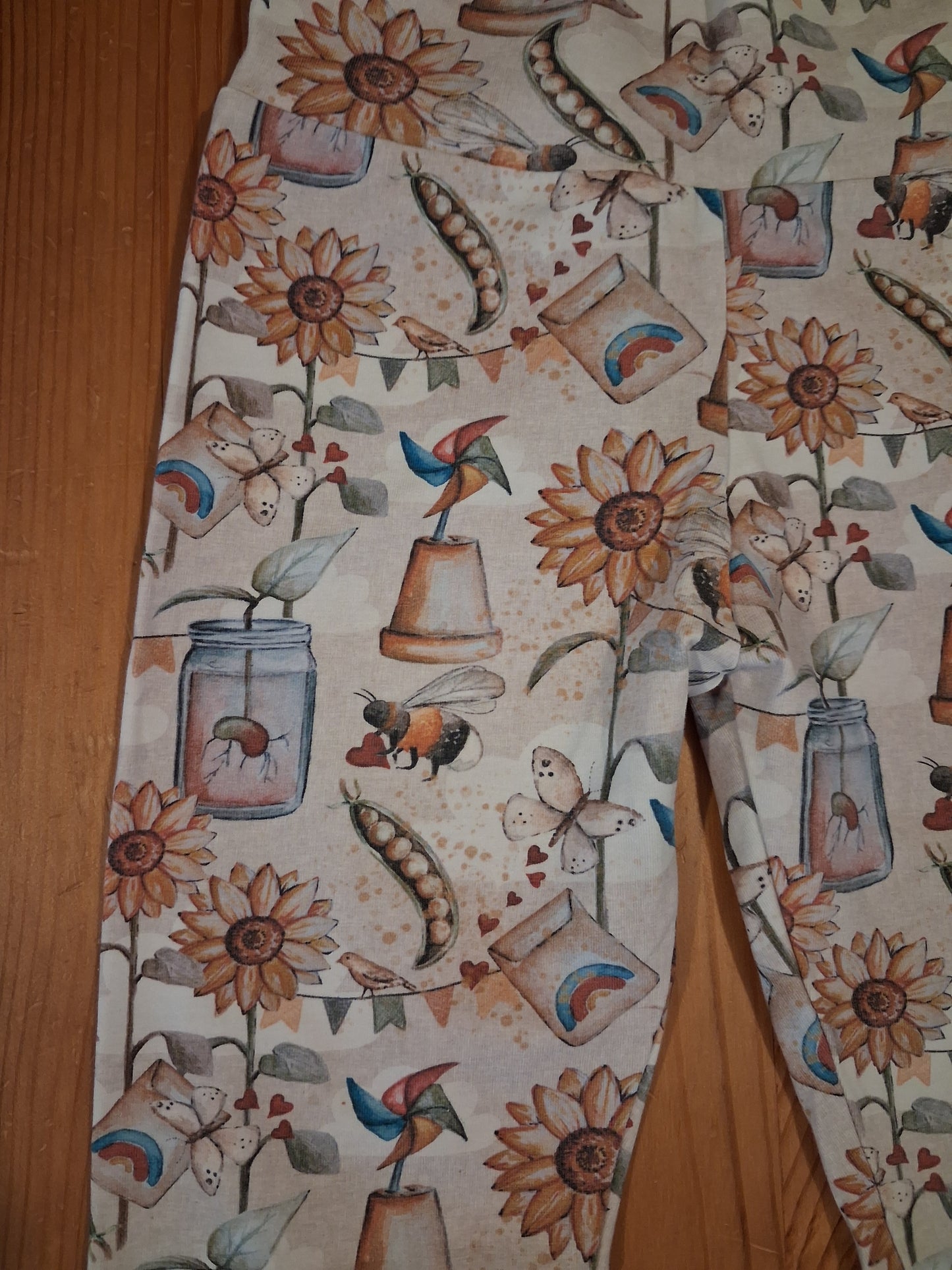 Handmade Garden Leggings - Girls 5-7 years - Bella & Coco