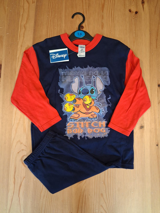 Stitch Long Sleeve Pyjamas (BNWT) - Boys 5-6 years - Disney at Tesco