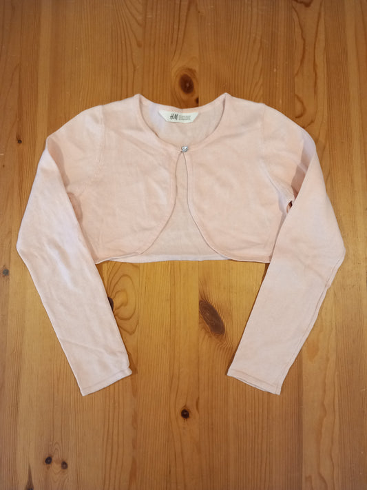 Light Pink Cropped Cardigan - Girls 8-10 years - H&M