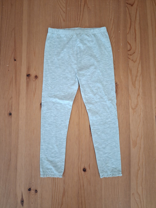Grey Leggings With Feature Hems - Girls 5-6 years - TU