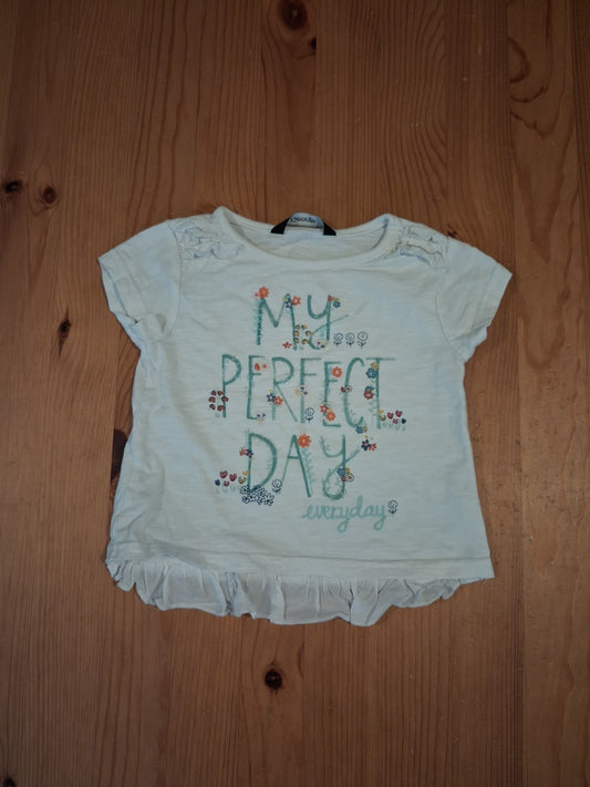 'My Perfect Day' T-Shirt - Girls 12-18 months - George