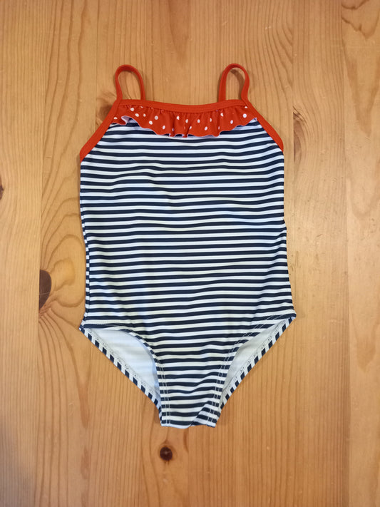 Striped Swimming Costume - Girls 9-12 months - Primark