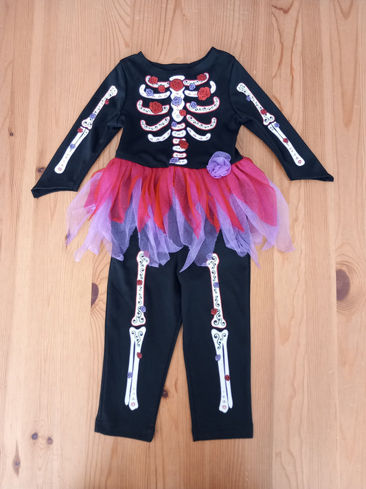 Skeleton Tutu Halloween Costume - Girls 12-18 months - George