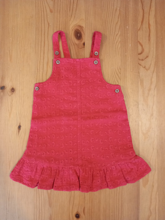 Lined Pink Sleeveless Dress - Girls 12-18 months - F&F