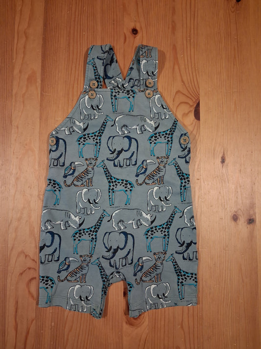 Animals Shorts Dungarees - Boys 18-24 months - Mantaray