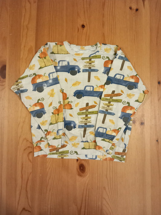 Handmade Pumpkins Long Sleeve Top - Unisex 7-8 years - Brand unknown