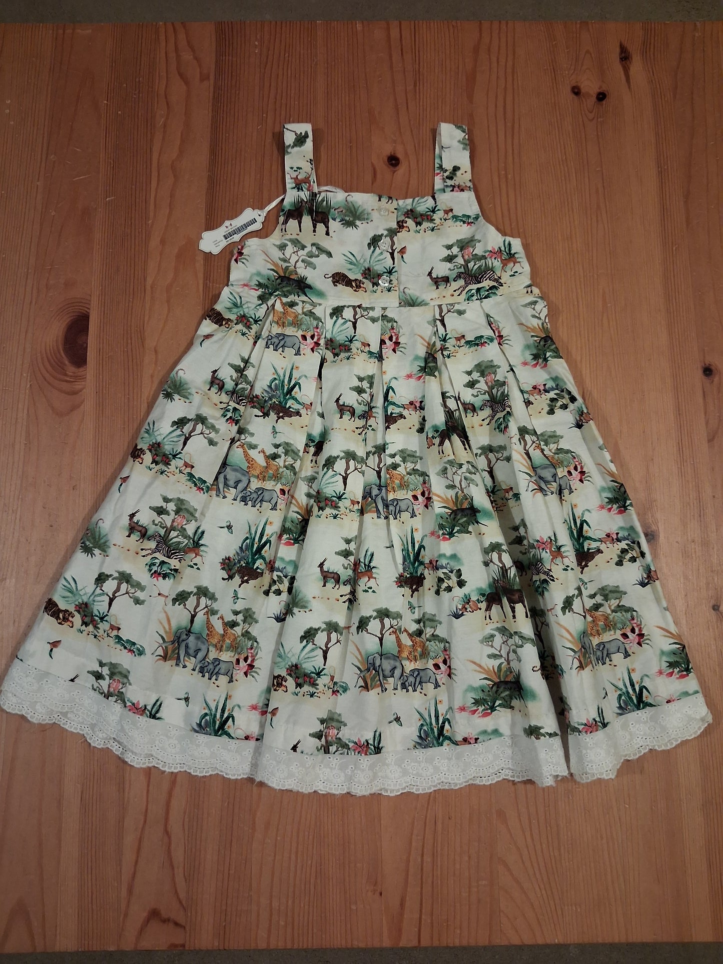 Sleeveless Animals Dress (BNWT)  - Girls 2-3 years - Powell Craft